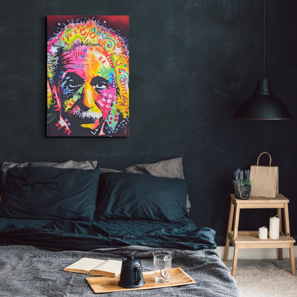 American Art Decor Licensed Albert Einstein Pop Art Wrapped Canvas