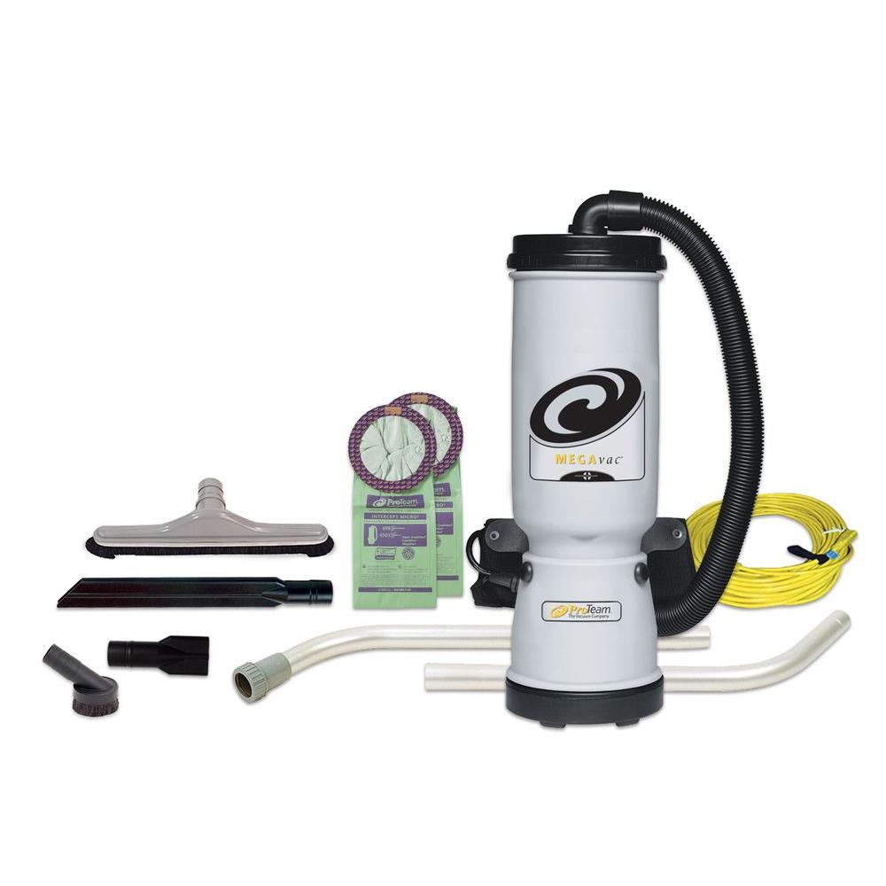 ProTeam MegaVac 10 qt. Backpack Vac with Blower Tool and Hard Surface