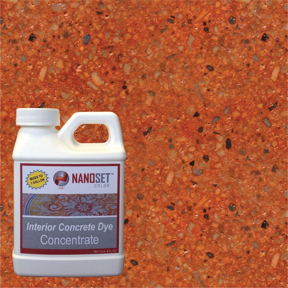 4 Up Chemical Resistant Concrete Dye Paint The Home Depot Fire Opal Interior Concrete Dye Stain Concentrate