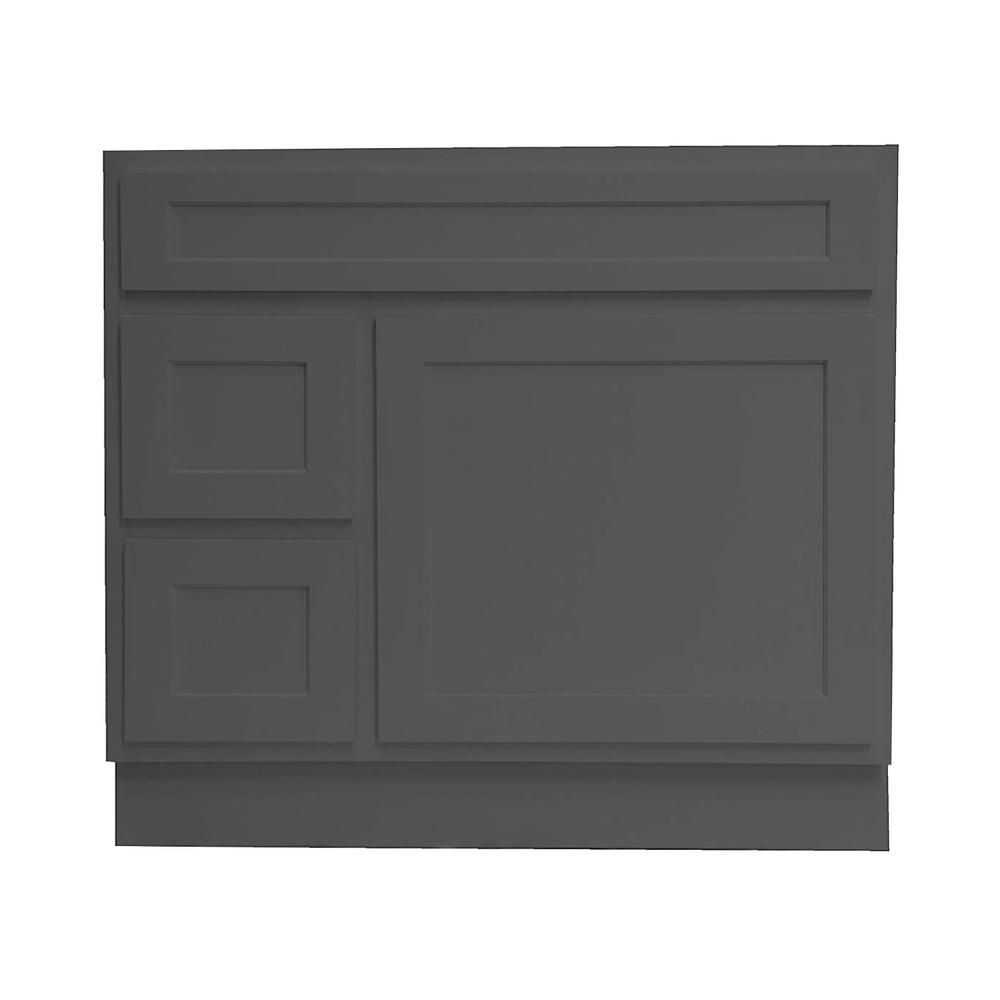 Vanity Art 36 In W X 21 In D X 32 5 In H 2 Left Drawers Bath