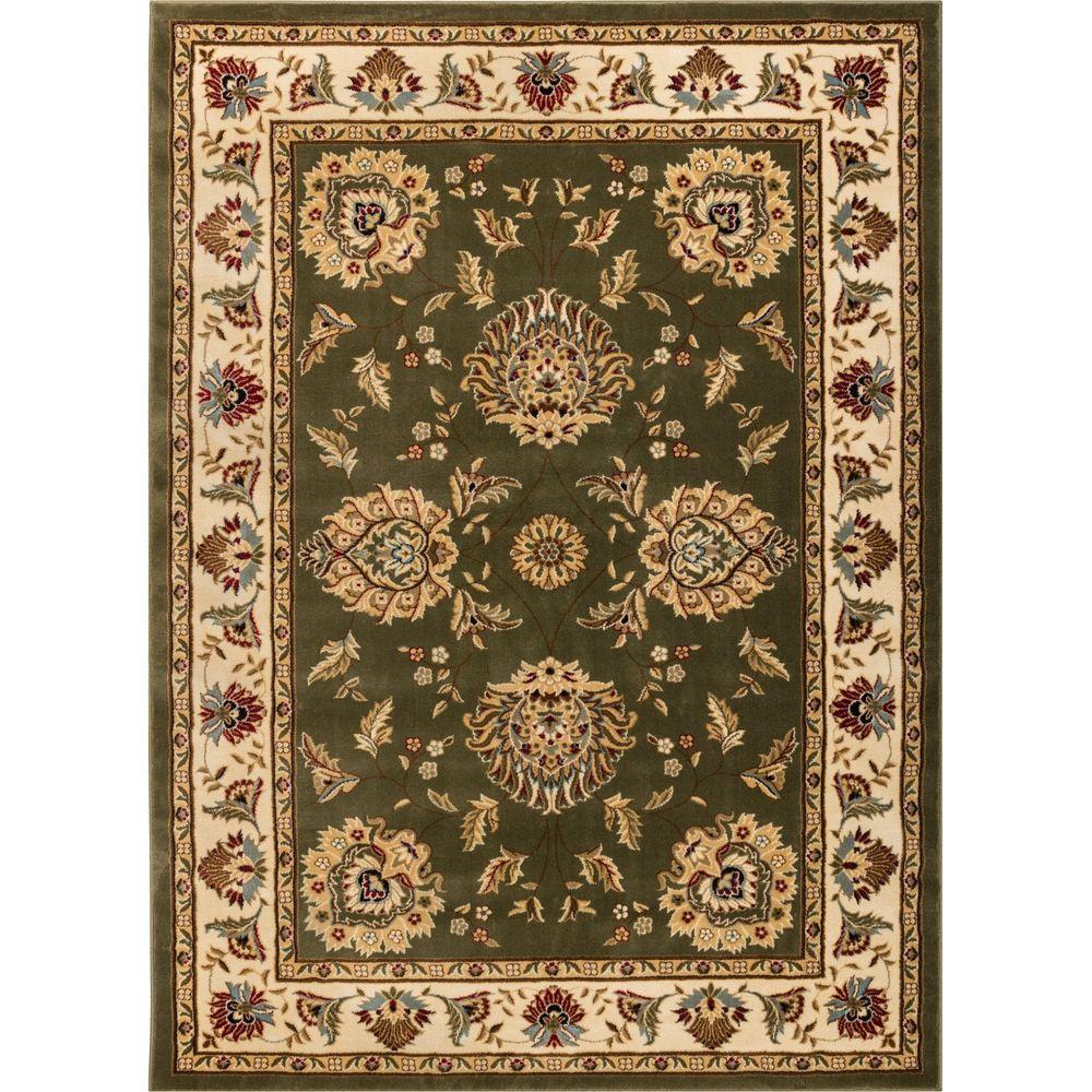 Well Woven Timeless Abbasi Green 5 Ft X 7 Traditional Area Rug Well Woven Timeless Abbasi Green 5 Ft X 7 Traditional Area Rug