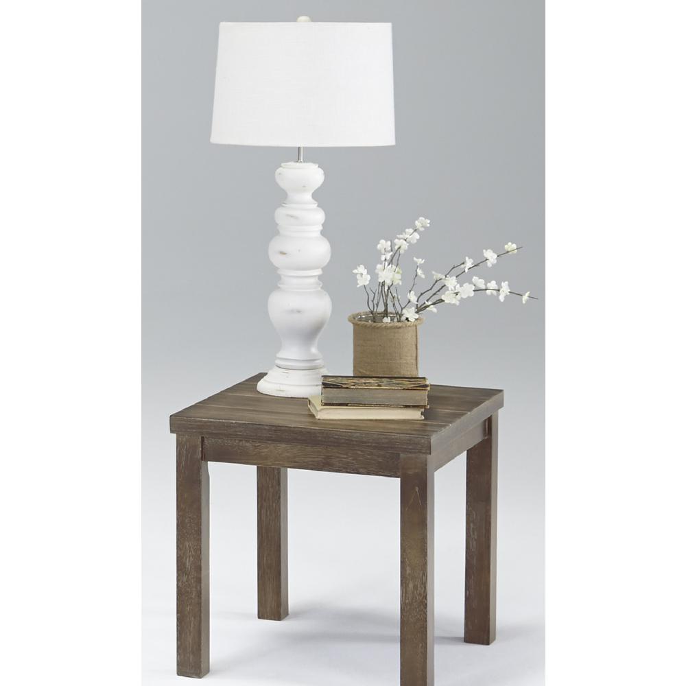 Progressive Furniture Silverton Driftwood Cocktail Table And 2 End Tables 3 Pack T218 95 The Home Depot