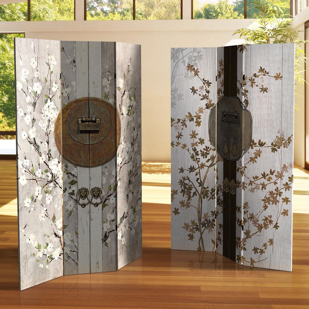 Oriental Furniture Asian Lock 6 Ft Printed 3 Panel Room Divider Can The Home Depot - Wall Dividers Home Depot Oriental Furniture Asian Lock 6 Ft Printed 3 Panel Room Divider Can The Home Depot - Wall Dividers Home Depot