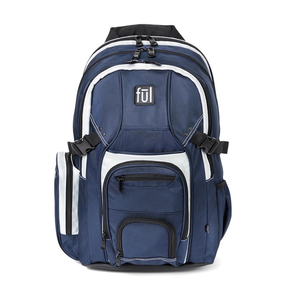 navy laptop backpack