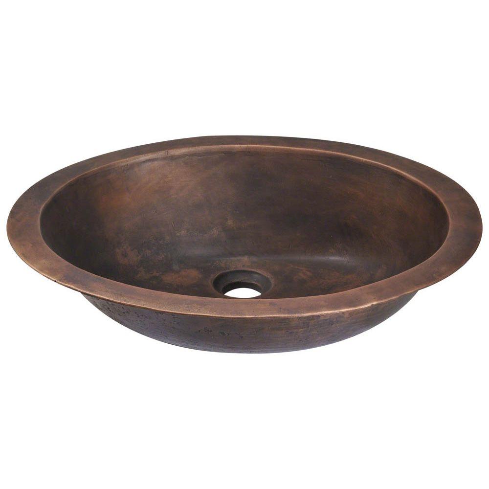 Polaris Sinks Dualmount Bathroom Sink In Bronze