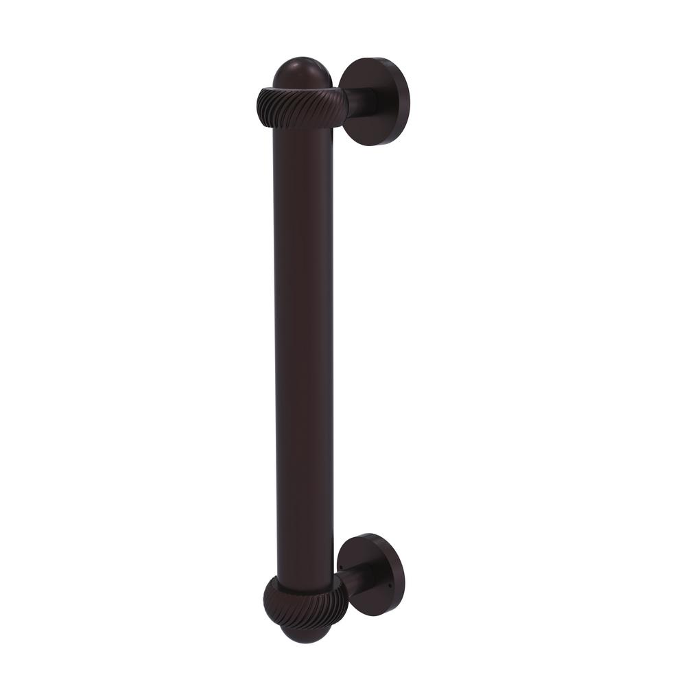 Allied Brass 402AG-RP-CA 18 Inch Refrigerator Pull with Groovy Accents Antique Copper
