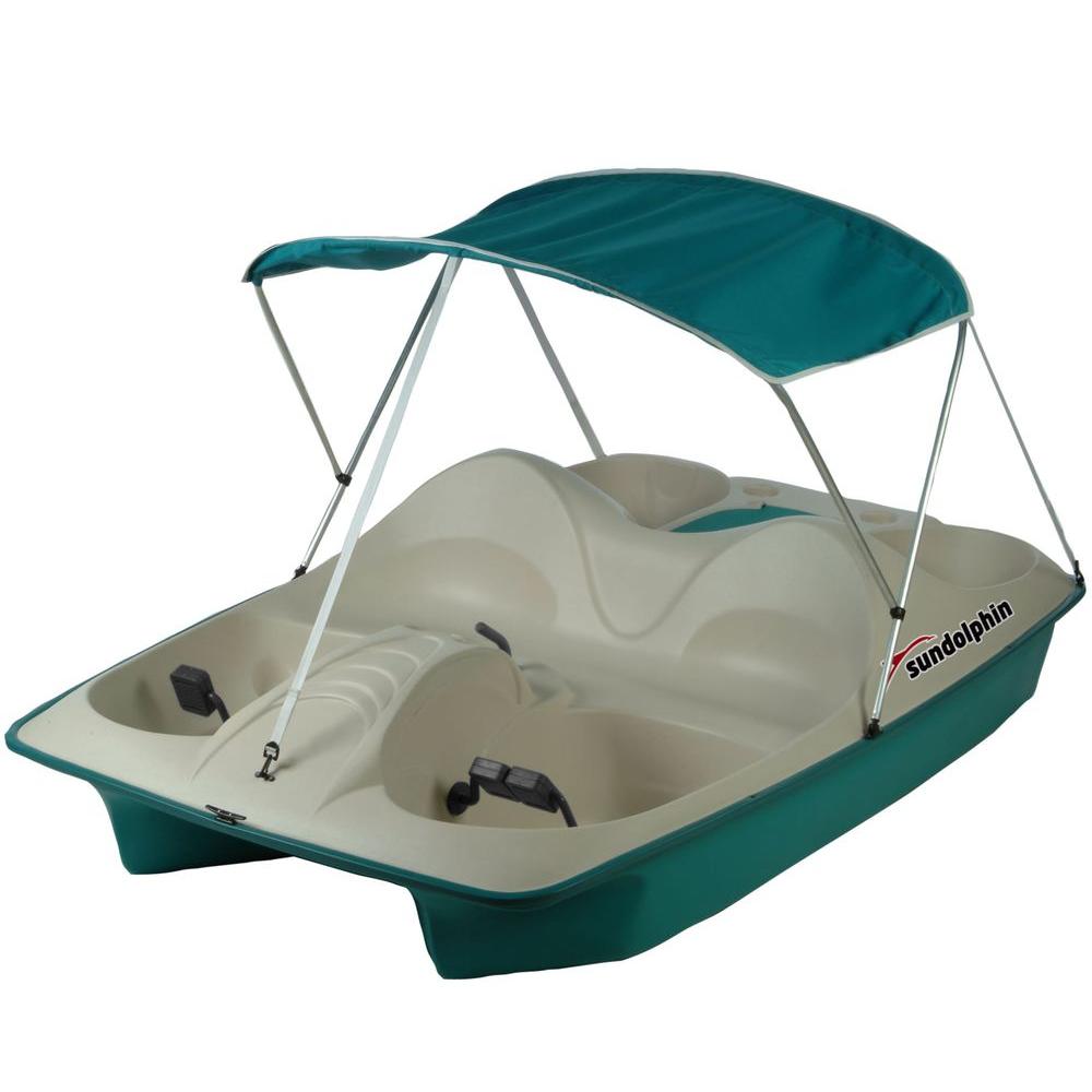 Sun Dolphin 5-Person Pedal Boat with Canopy-71553 - The ...