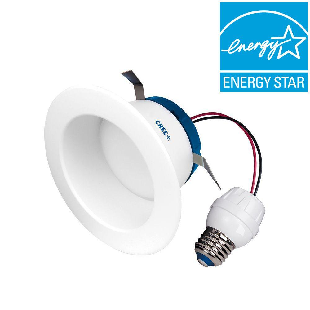 Cree TW Series 65W Equivalent Soft White (2700K) 4 in. Dimmable ...