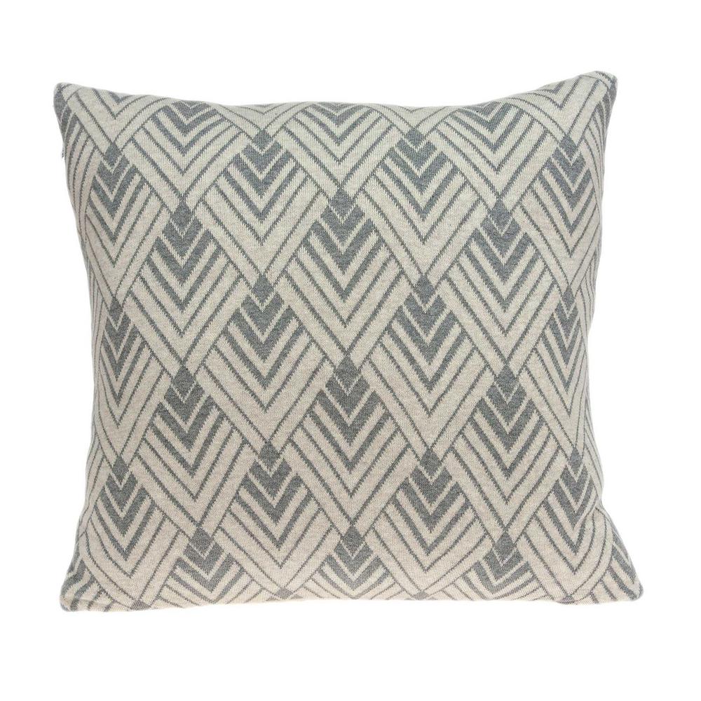 Homeroots Jordan 20 In Tan Geometric Throw Pillow Cover 334224