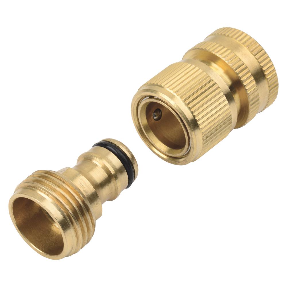 Melnor Brass QuickConnect and Product Adaptor Set-15412 - The Home Depot