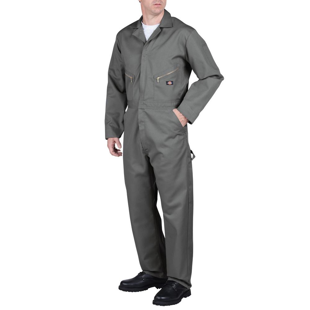 Dickies Men 2XLarge Deluxe Blended Gray Coveralls48799GY 2X RG The