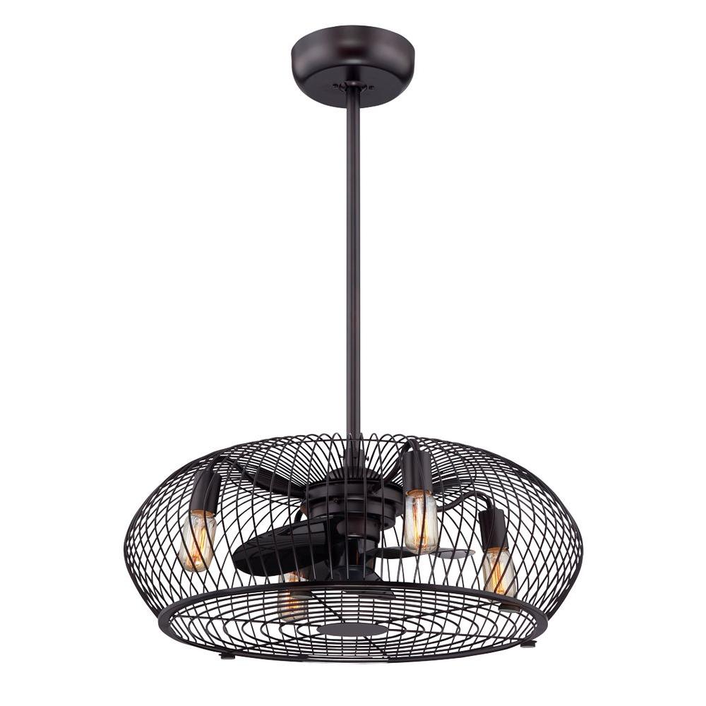Eurofase Regent Collection 25 inch Bronze Ceiling Fan by Eurofase