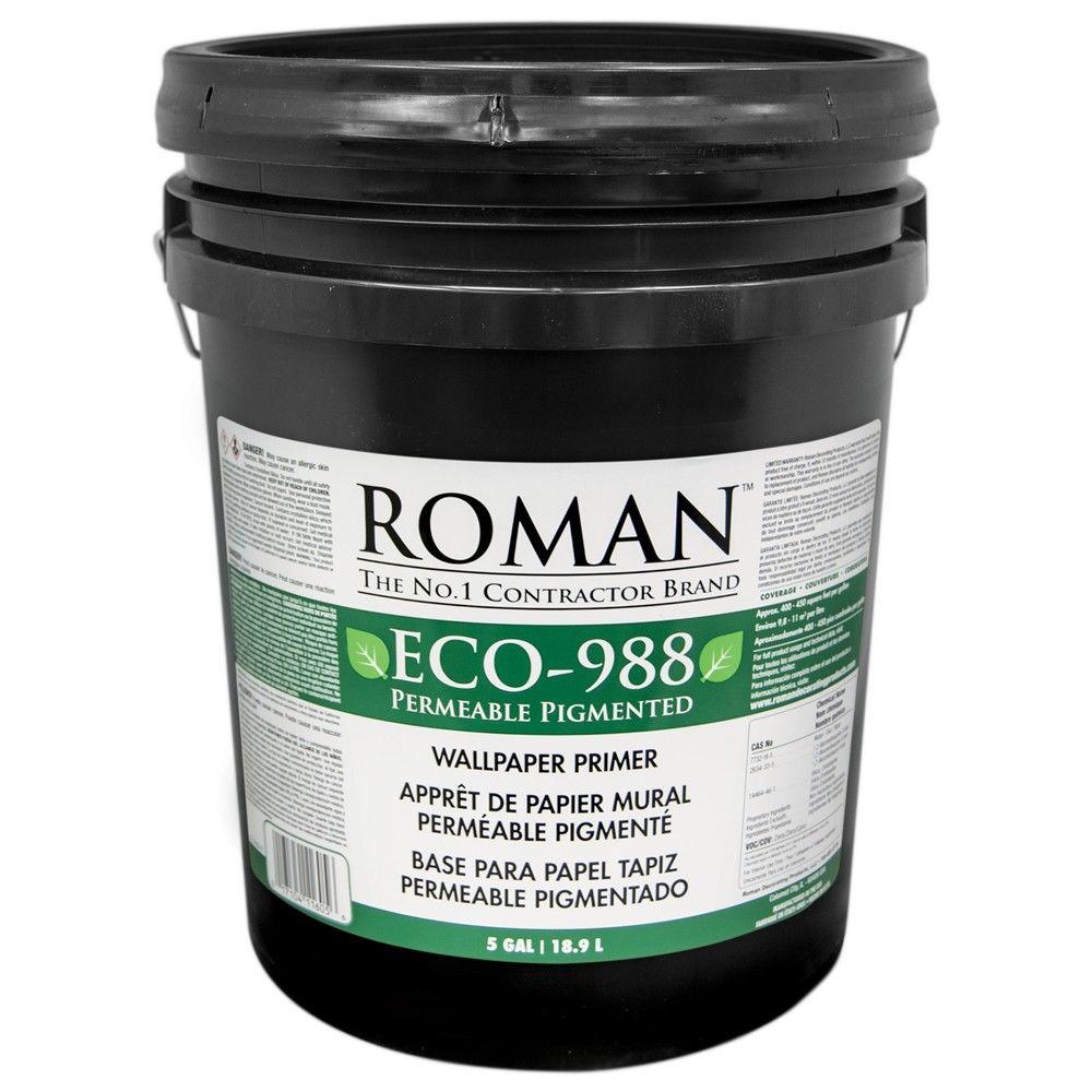Mold Resistant Primers Paint The Home Depot Eco 988 5 Gal Pigmented Wallcovering Primer