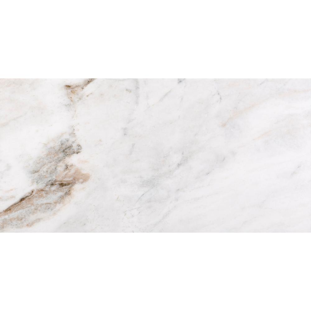 Emser Kalta Fiore 24 in. x 24 in. Marble Floor and Wall ...