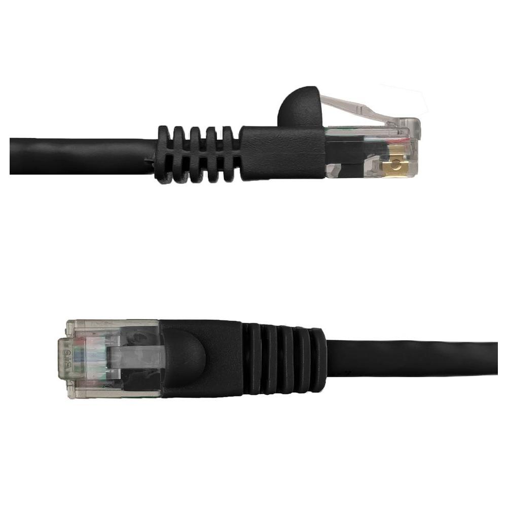 NTW 1 ft. Cat6 Snagless Shielded (STP) Network Patch Cable, Black345