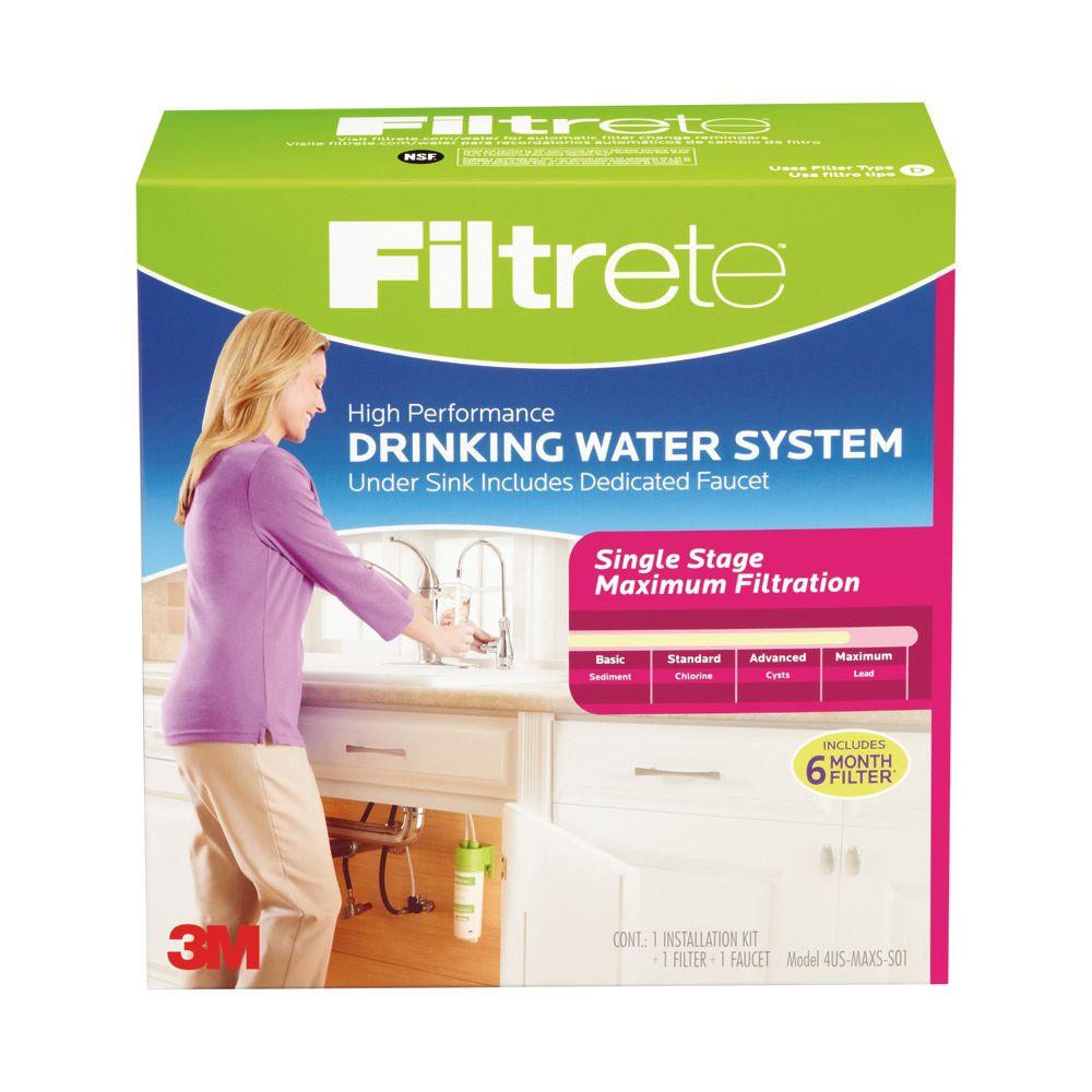 Filtrete Single Stage Maximum Filtration High Performance Drinking