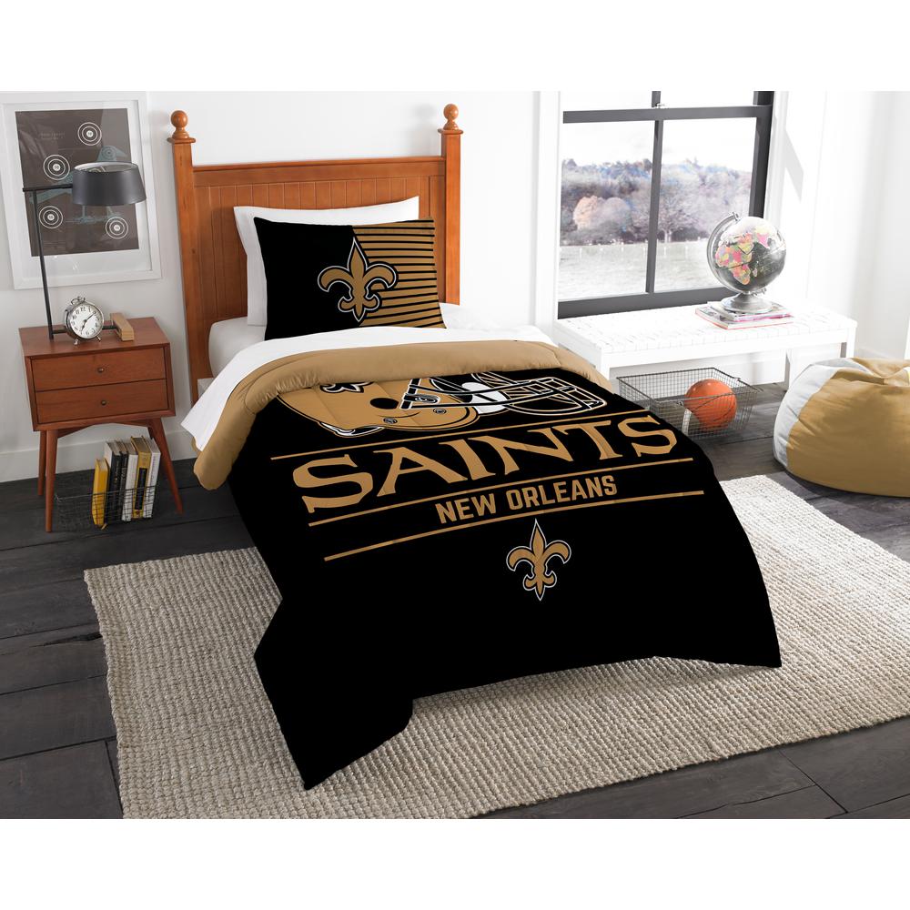 Saints 3 Piece Multicolored Twin Comforter Set 1nfl862000021ret