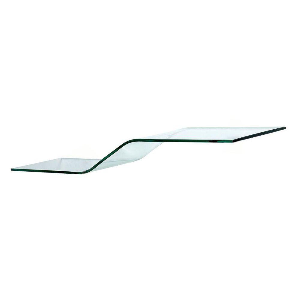  Home  Decorators  Collection  8 in x 40 in Clear Wave Glass  