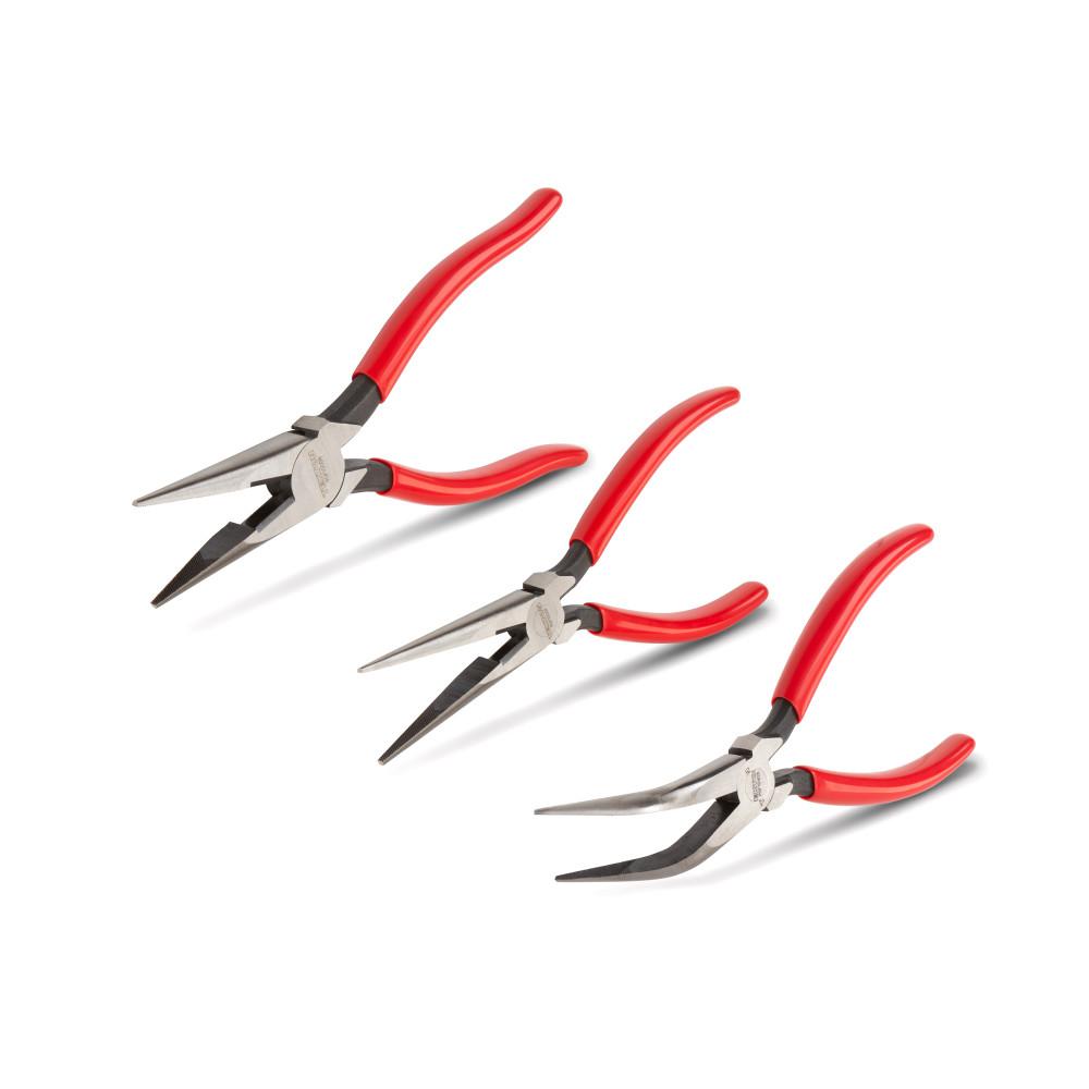 TEKTON Gripping Pliers Set with Bent Nose, Long Nose (3Piece)PGF99101