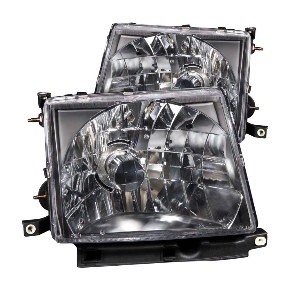 ANZO 1997-2000 Toyota Tacoma Crystal Headlights Black ... 1997 toyota tacoma headlight wiring 