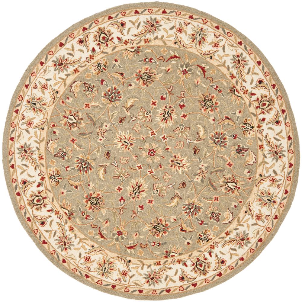 Safavieh Chelsea Sage/Ivory 4 ft. x 4 ft. Round Area RugHK78D4R The