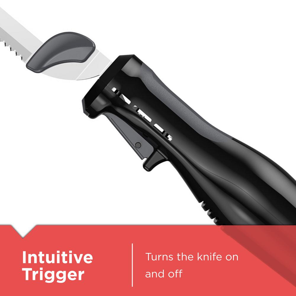 BLACK+DECKER 9 in. Comfort Grip Electric Knife in BlackEK500B The