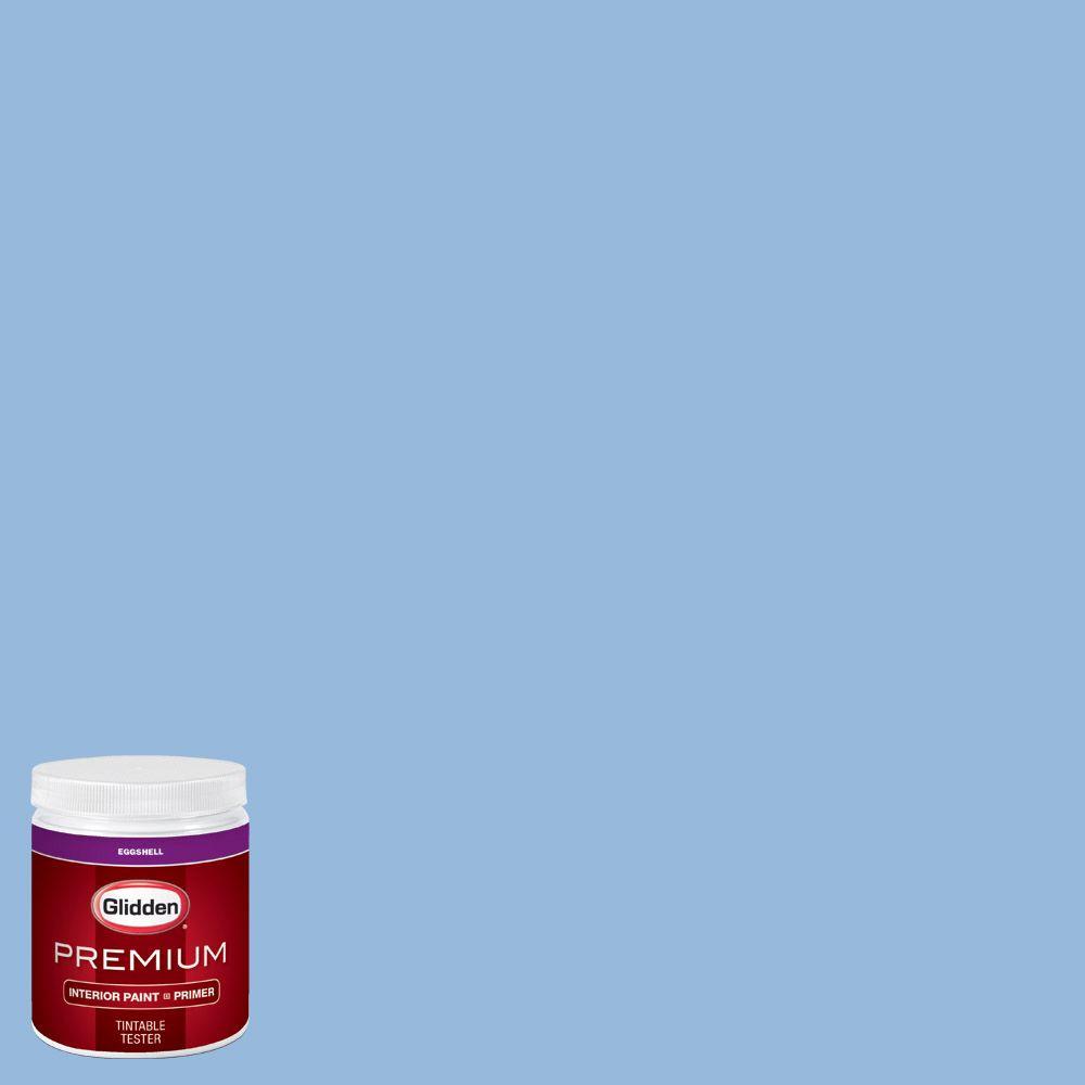French Country Blue 4 Up The Home Depot Hdgv15 French Country Blue Eggshell Interior Paint Sample With Primer