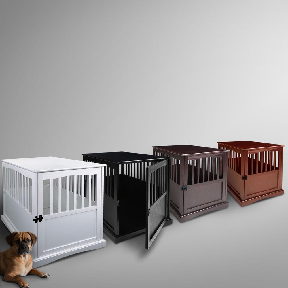 casual home pet crate end table