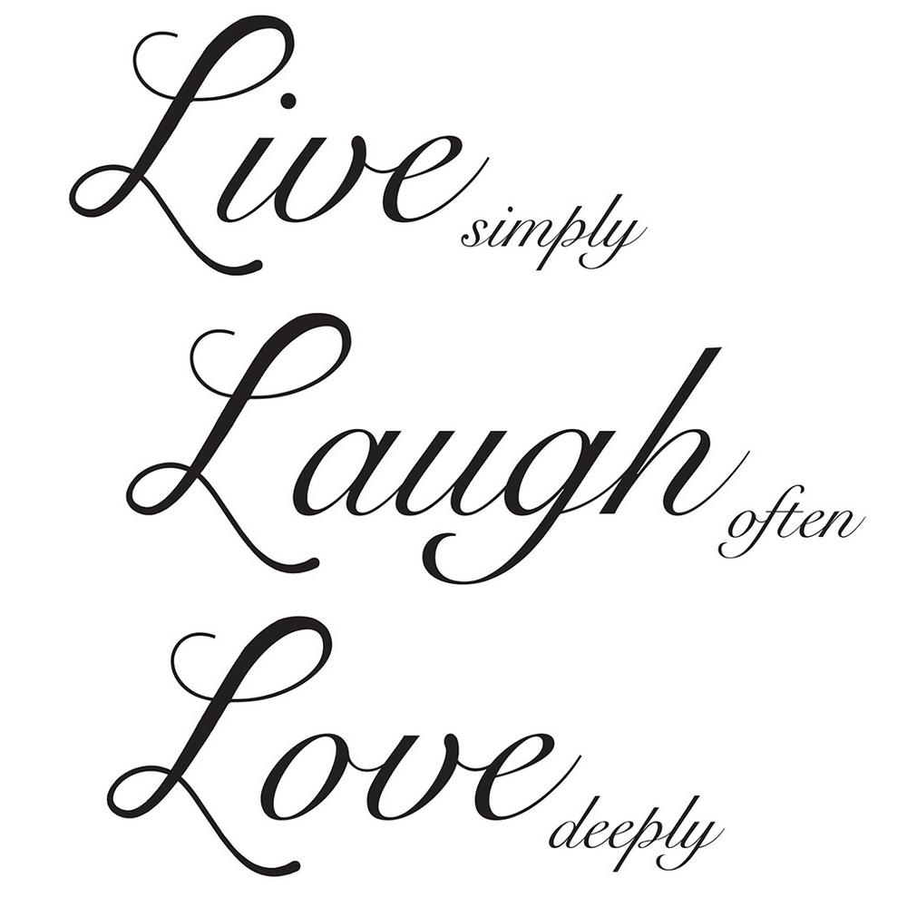 19 5 In X 17 25 Live Laugh Love Wall Decal 19 5 In X 17 25 Live Laugh Love Wall Decal
