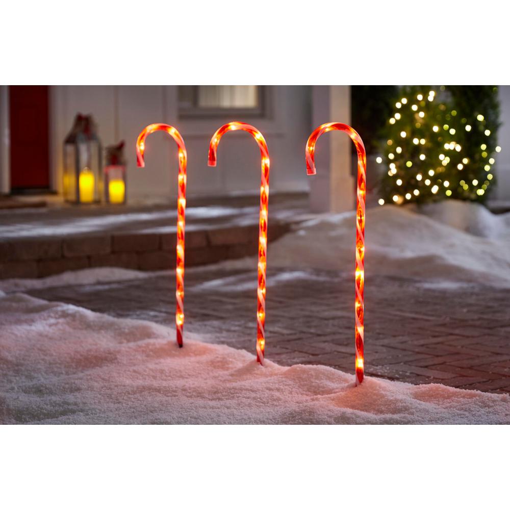 Home Accents Holiday 27 In Lighted Candy Cane Pathway Light 3 Set Home Accents Holiday 27 In Lighted Candy Cane Pathway Light 3 Set
