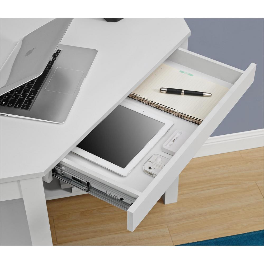 Ameriwood Nelson White Corner Desk Hd30076 The Home Depot