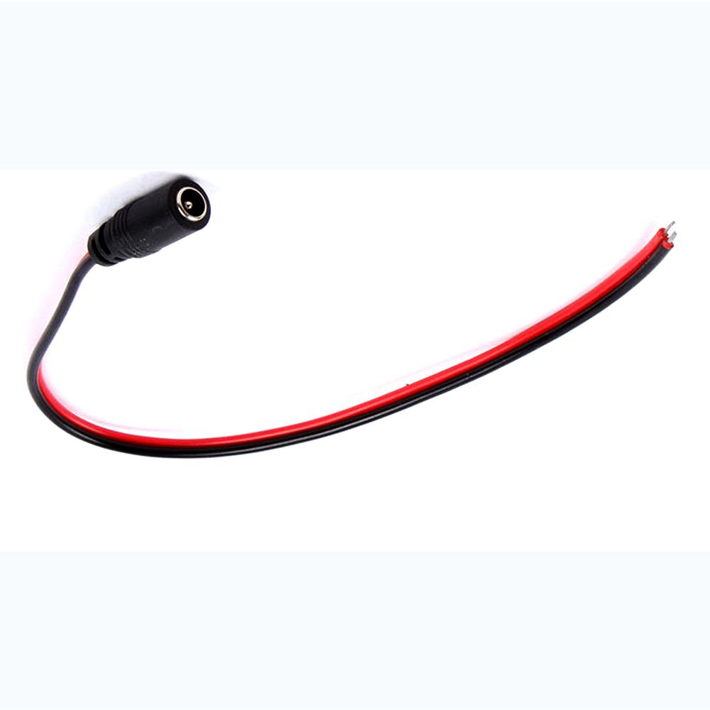 SPT DC Power Female Jack Connector Pigtail for CCTV Camera (100Piece