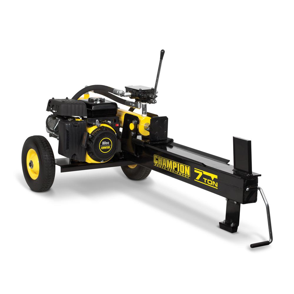 Champion Power Equipment 7-Ton 80cc Gas Hydraulic Log Splitter by Champion Power Equipment