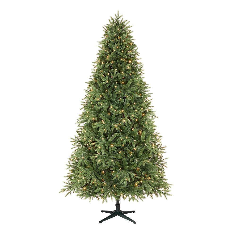 7.5 ft holiday animated plush led pre lit tree