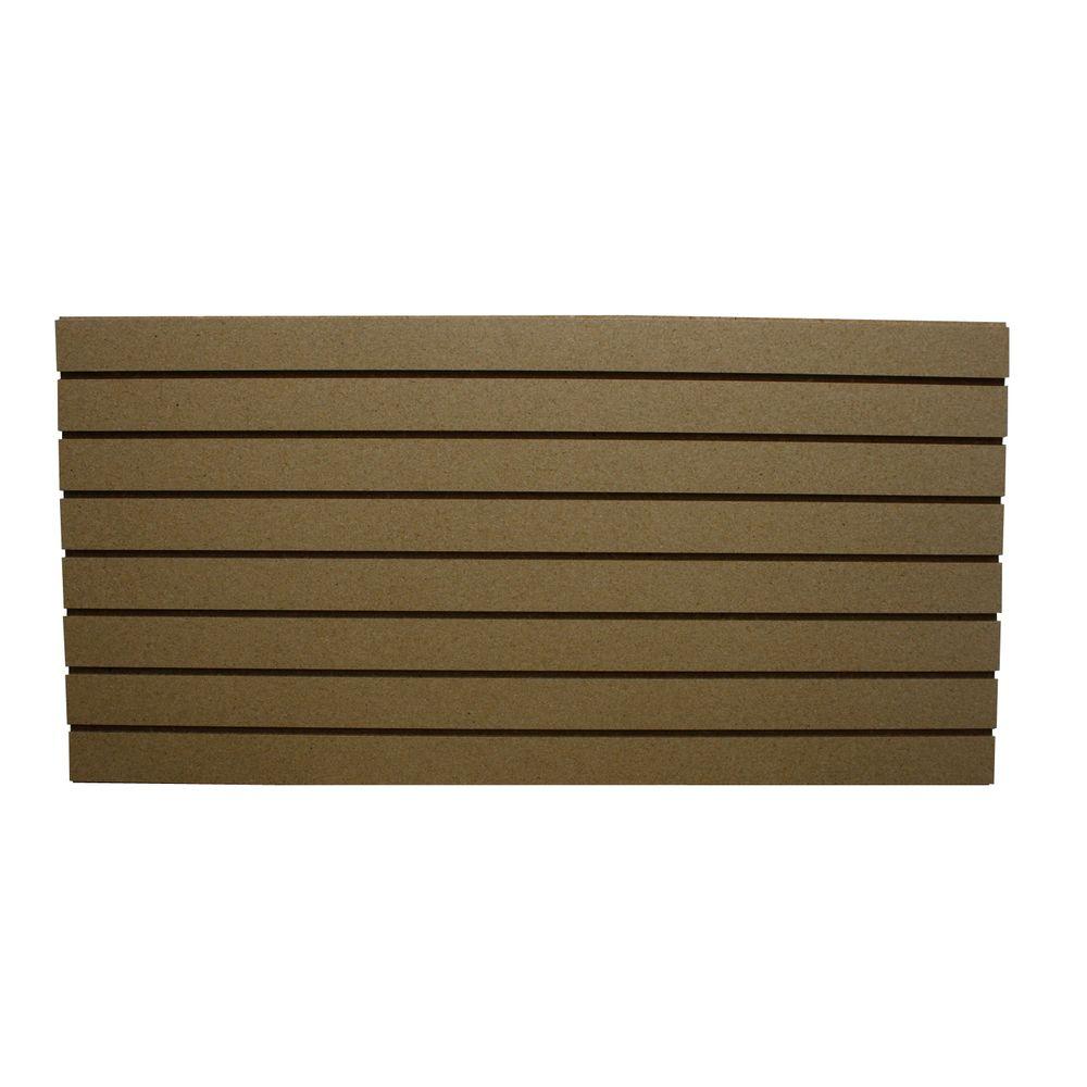 Garageescape 2 Ft X 4 Paintable Slatwall Easy Panel Piece Paintable Slatwall Easy Panel 2 Piece