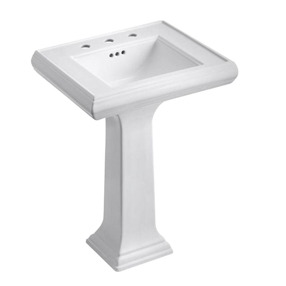 kohler memoirs ceramic pedestal combo bathroom sink with classic