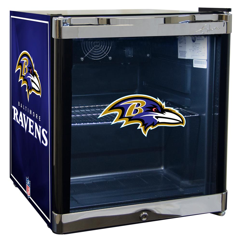 GLAROS 17 in. 20 (12 oz.) Can Baltimore Ravens Cooler, Black