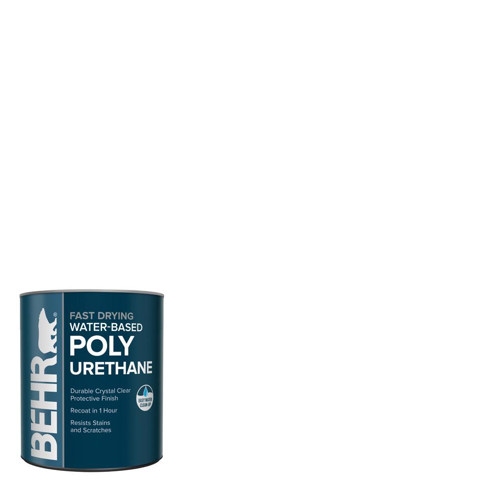 BEHR 1 qt. Matte Clear WaterBased Interior Fast Drying Polyurethane