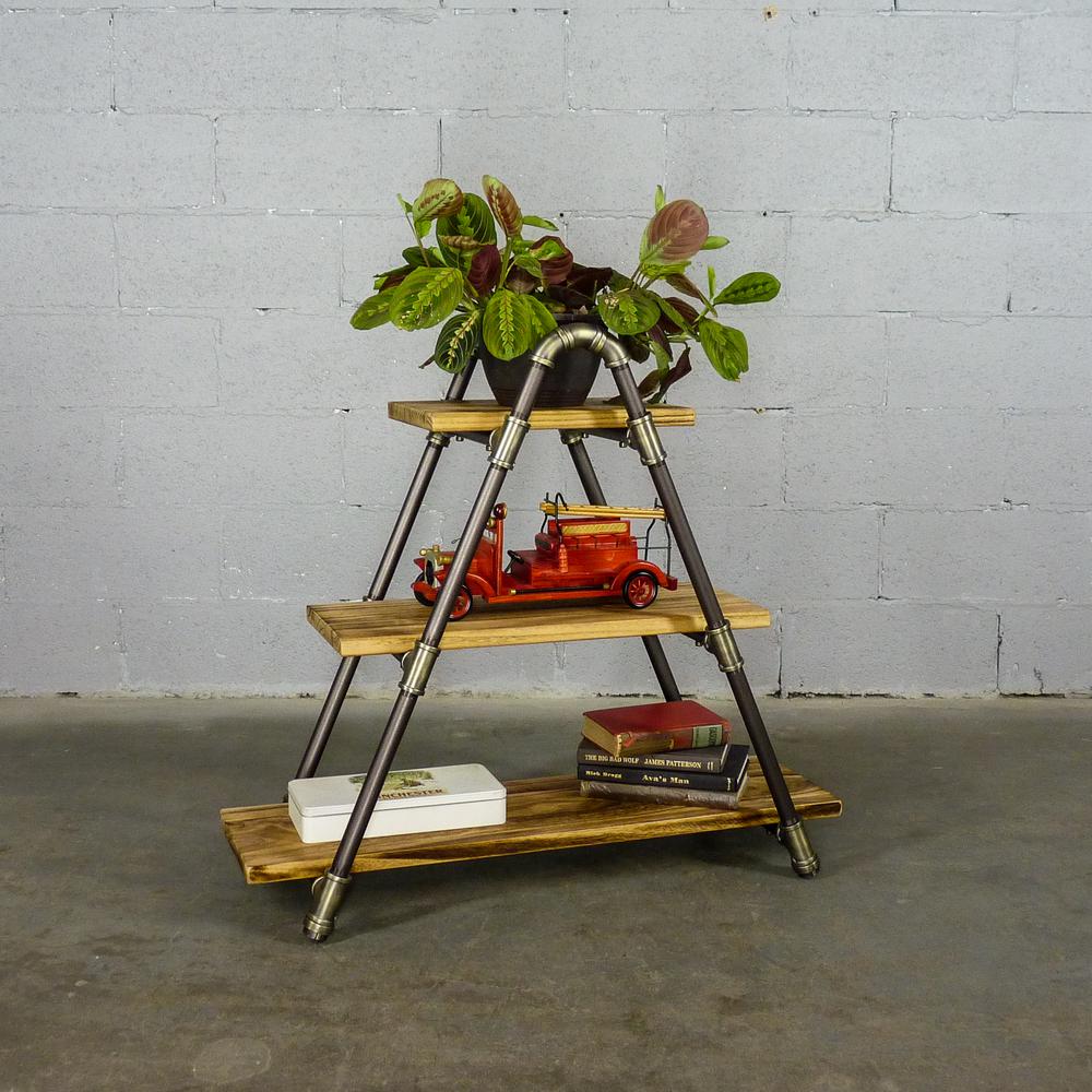 Furniture Pipeline Charleston Industrial, Natural 32 in. Decorative 3