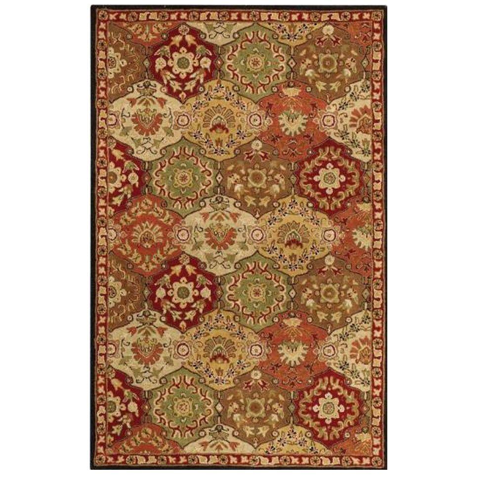 Area Rugs The Home Depot Grandeur Red Multi 9
