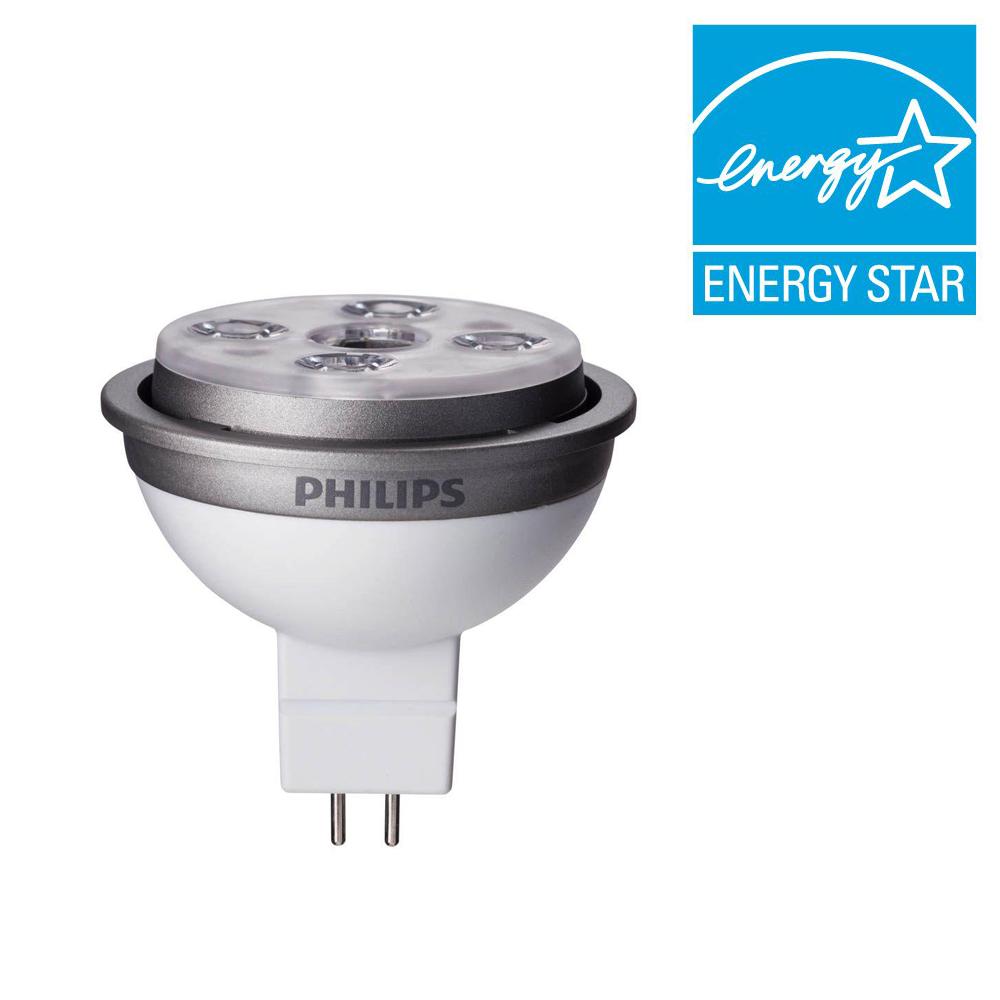 Philips 35W Equivalent Bright White MR16 Indoor Dimmable LED Flood ...