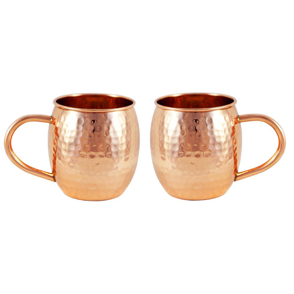 Old Dutch 16 oz. Solid Copper Hammered Moscow Mule Mug with ...