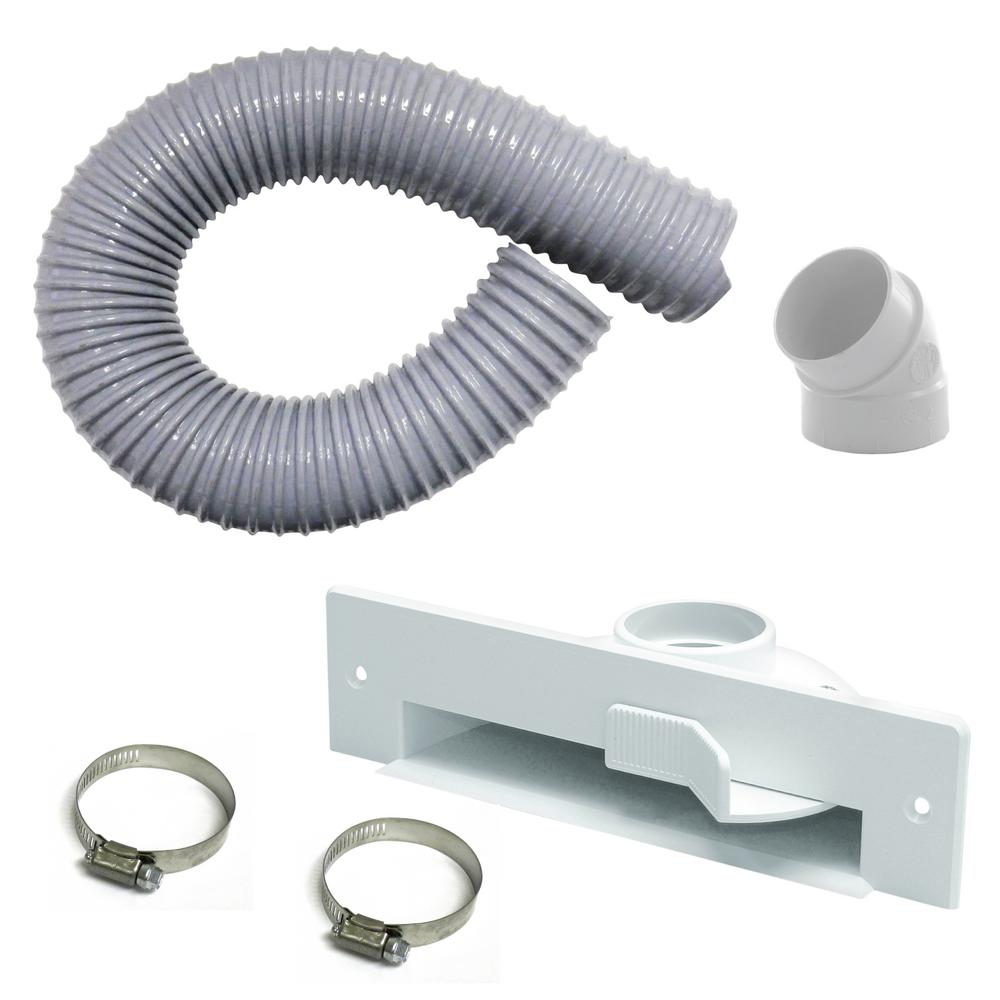 Central Vacuum Electrified White 3-Inlet InstallationKit-light and ...