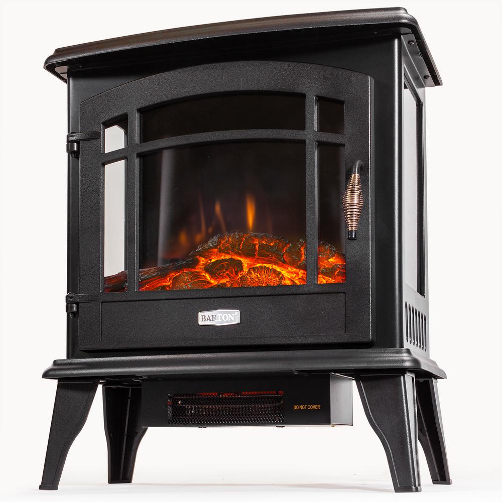 17 1400w Overheating Safety Protection Turbro Suburbs Ts17 Compact Electric Fireplace Heater Freestanding Fireplace Stove With Realistic Flame Csa Certified For Small Spaces Home Kitchen Electric Fireplaces Fcteutonia05 De