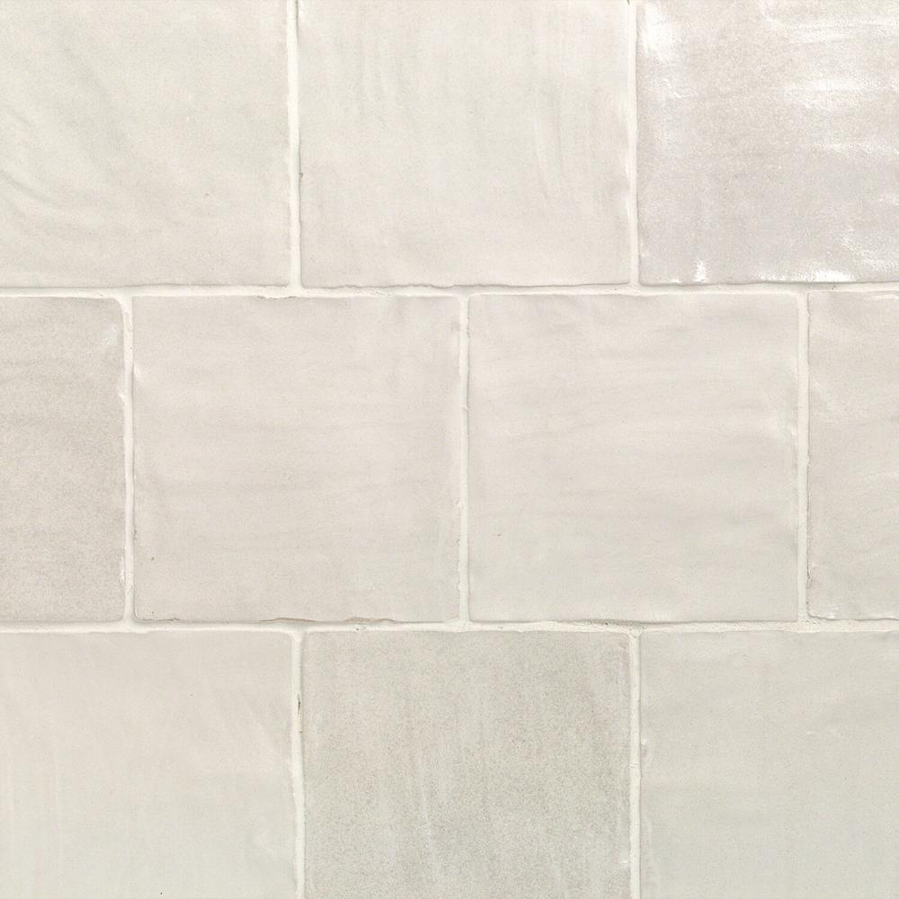 Amagansett White 4 In X Mm Satin Ceramic Wall Tile 5 38 Amagansett White 4 In X Mm Satin Ceramic Wall Tile 5 38