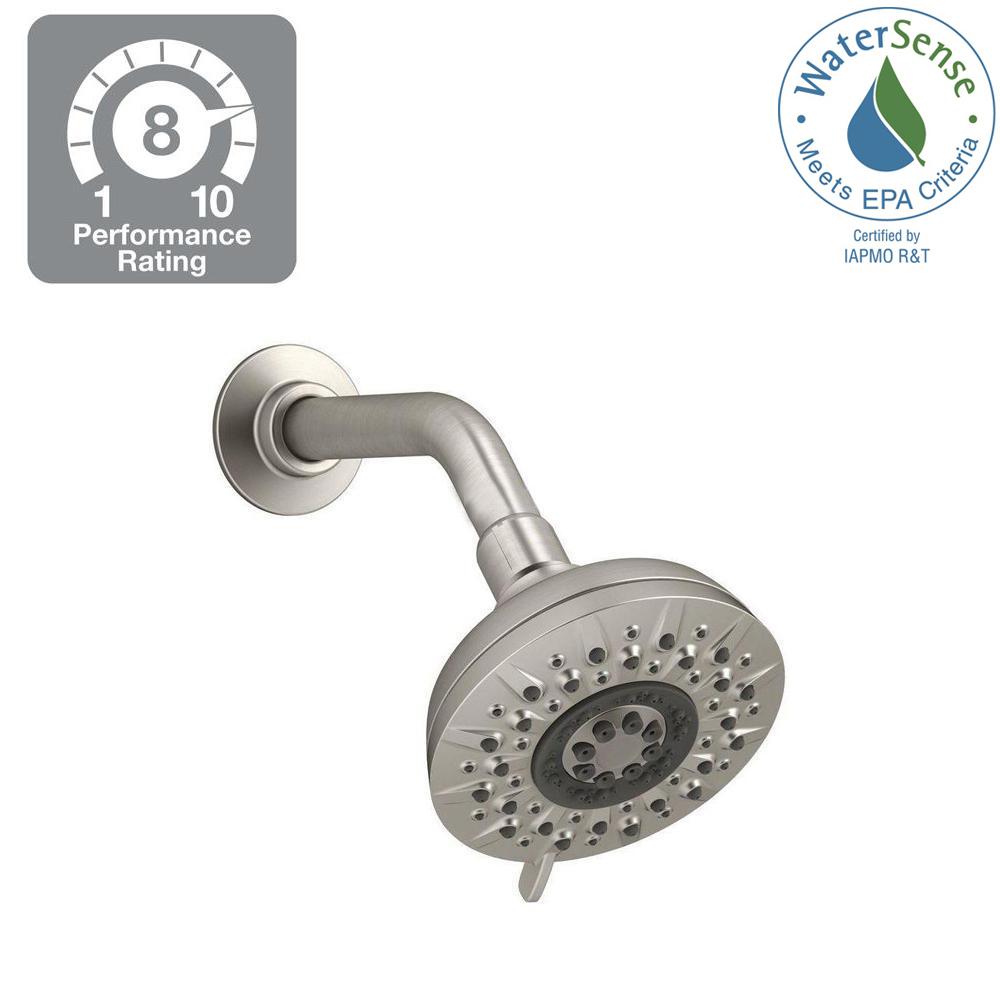 Kohler Awaken 3 Spray Multifunction Showerhead In Polished Chrome K 72419 Cp The Home Depot 4588