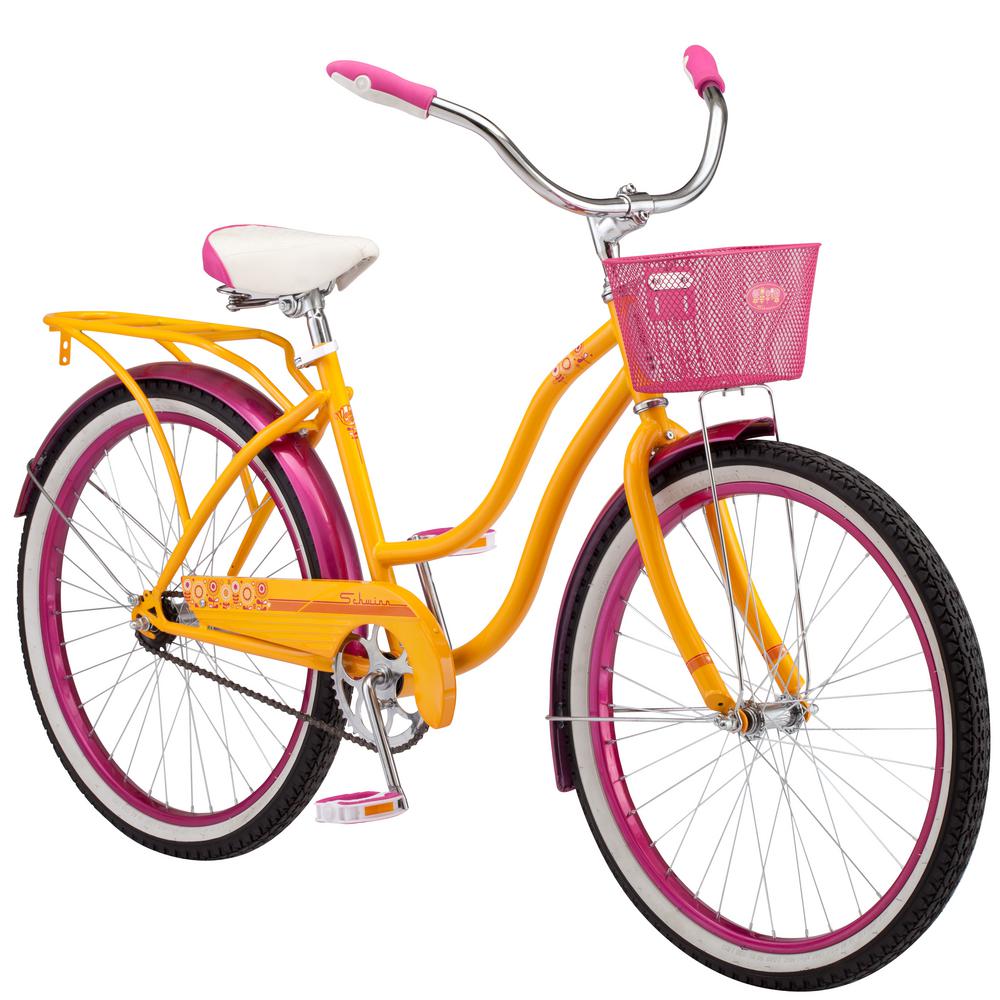 girls orange bike