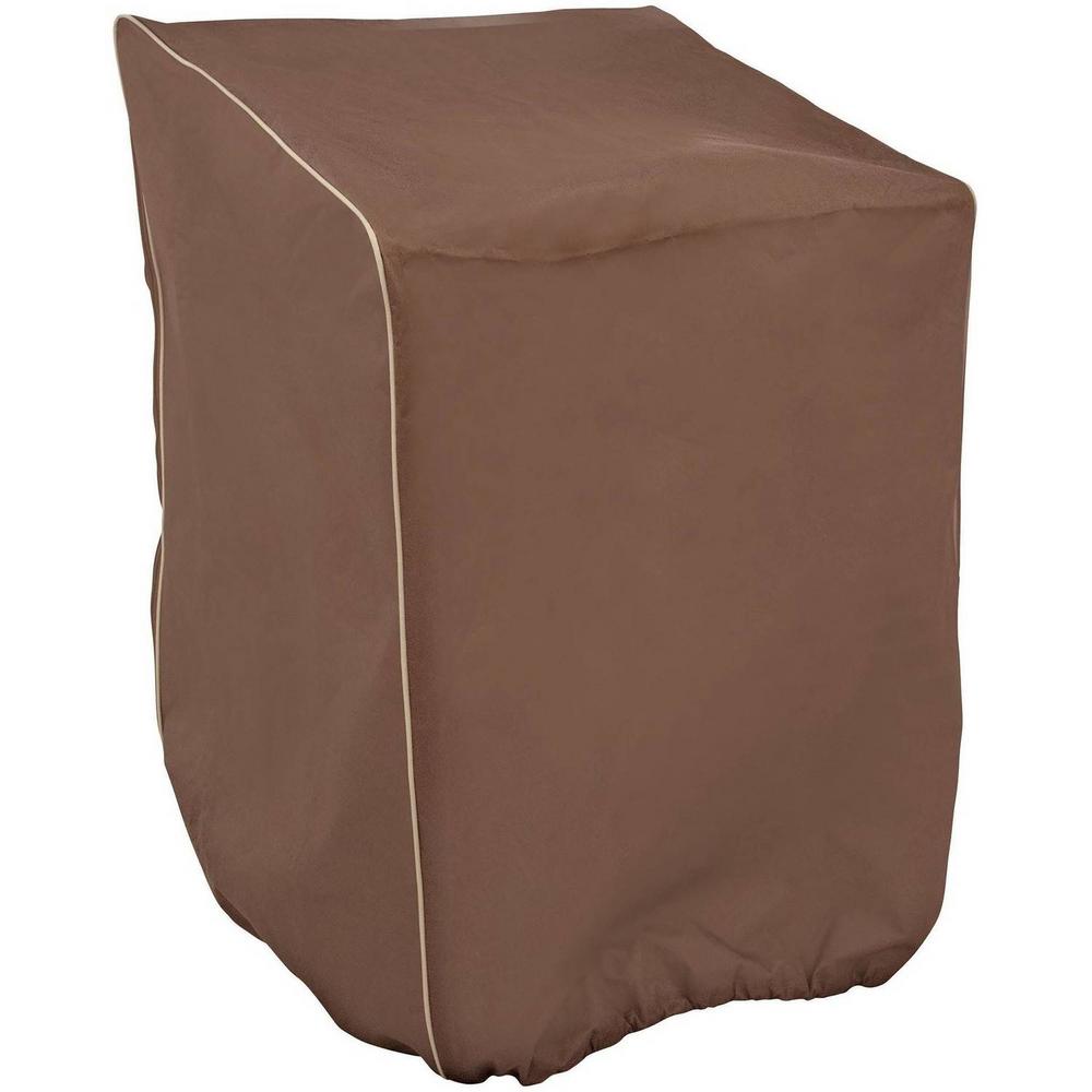 Mr Bar B Q 30 In X 27 48 Brown Stacking Chair Cover Brown Stacking Chair Cover