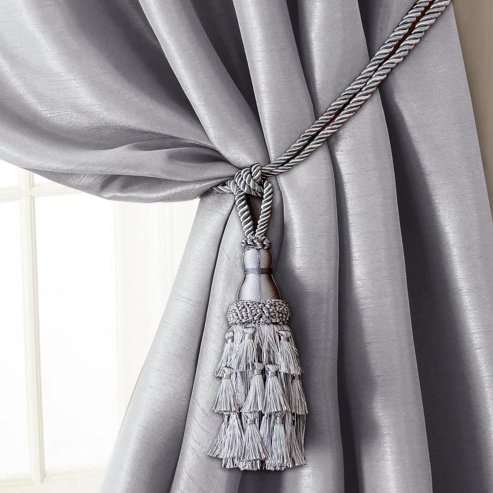 Elrene Amelia 24 In Tassel Tieback Rope Cord Window Curtain