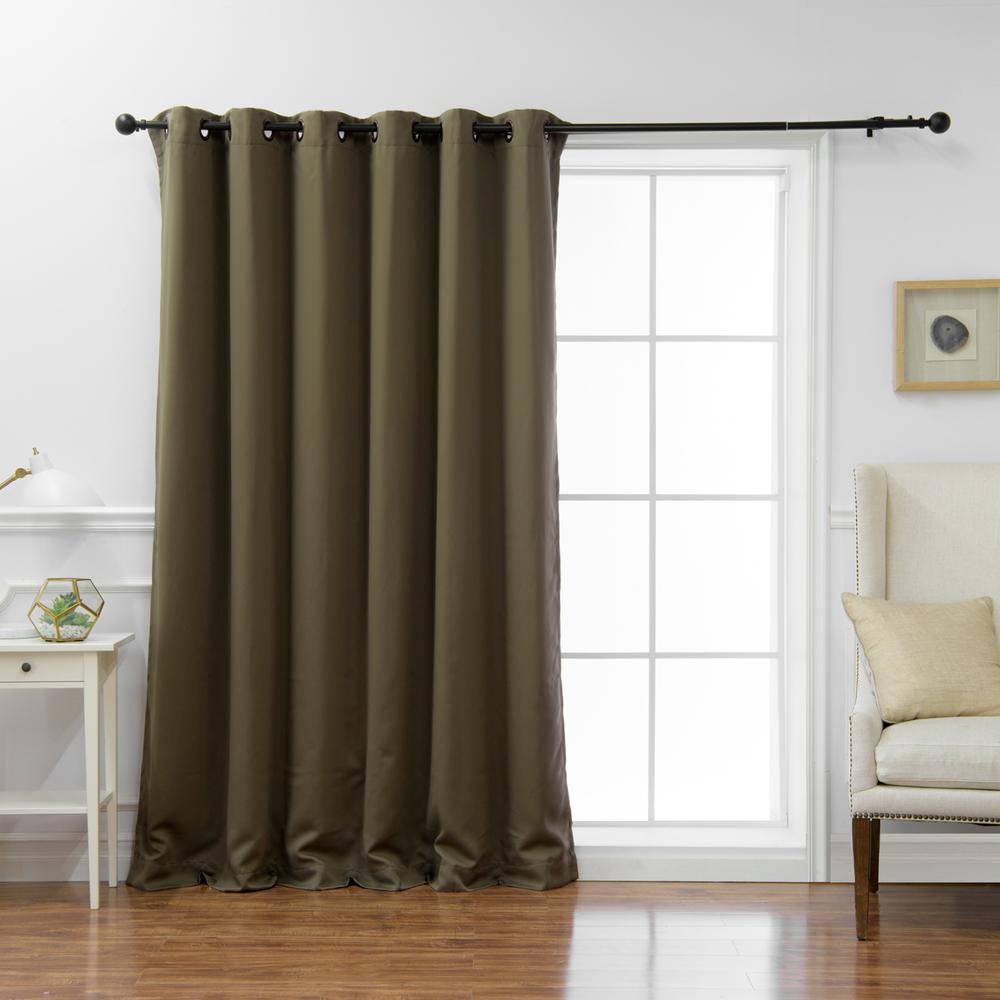 Best Home Fashion Wide Basic 80 in. W x 84 in. L Blackout Curtain in